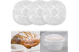 100 PCS Plastic Bowl Covers for Bread Proofing Sourdough