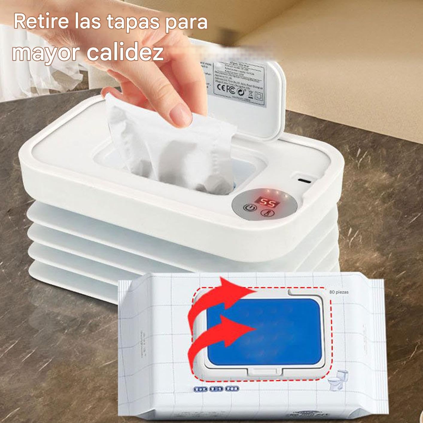 Scalda Salviette Neonato Riscaldamento Rapido Ricarica USB Prodotto E Per | Scalda Salviette Portatile Con Dispenser Cordless Articoli Per , Viaggi Di Lavoro, Campeggio, Viaggi In Auto