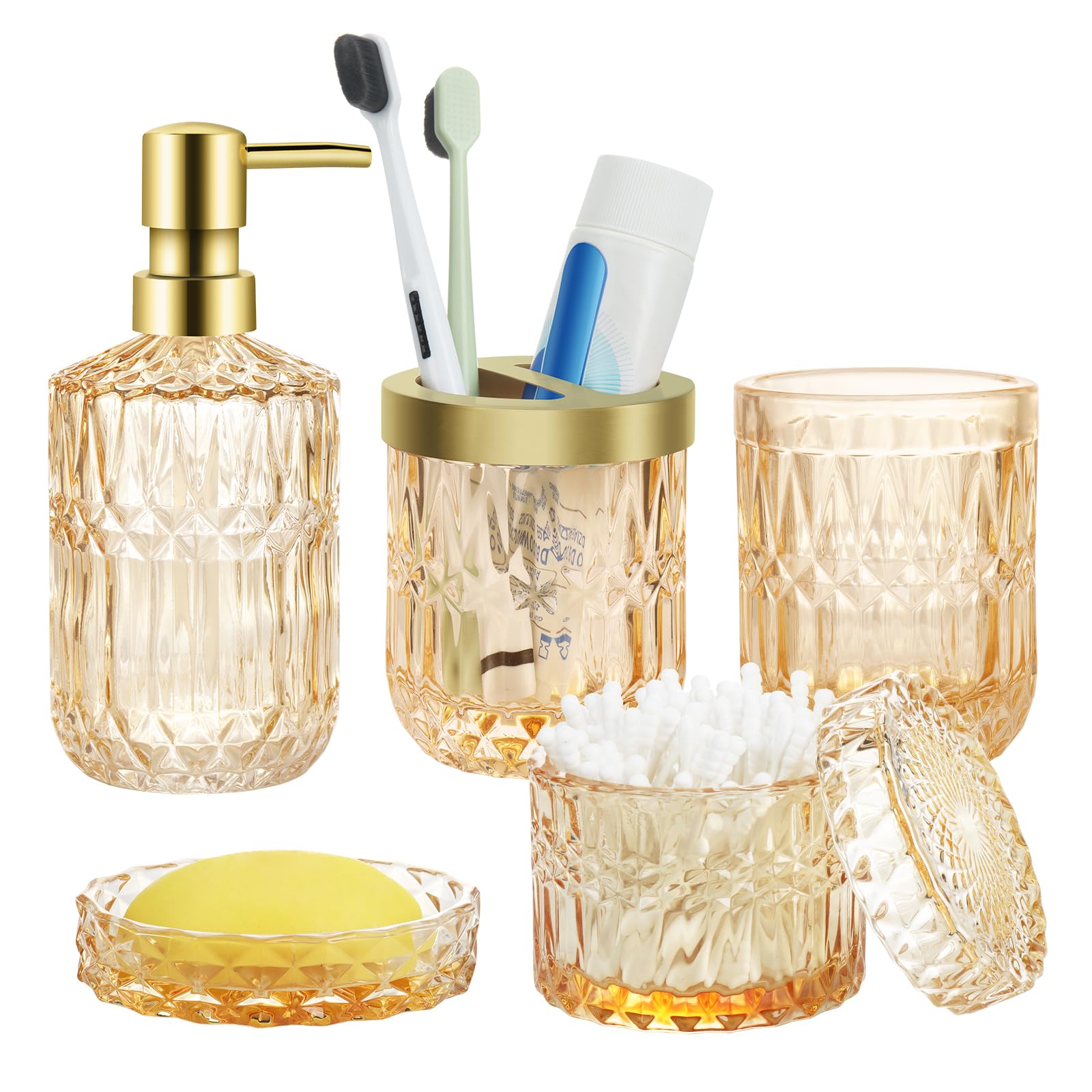 Accessoires de salle de bain en verre pour créer une ambiance bien-être moderne chez soi