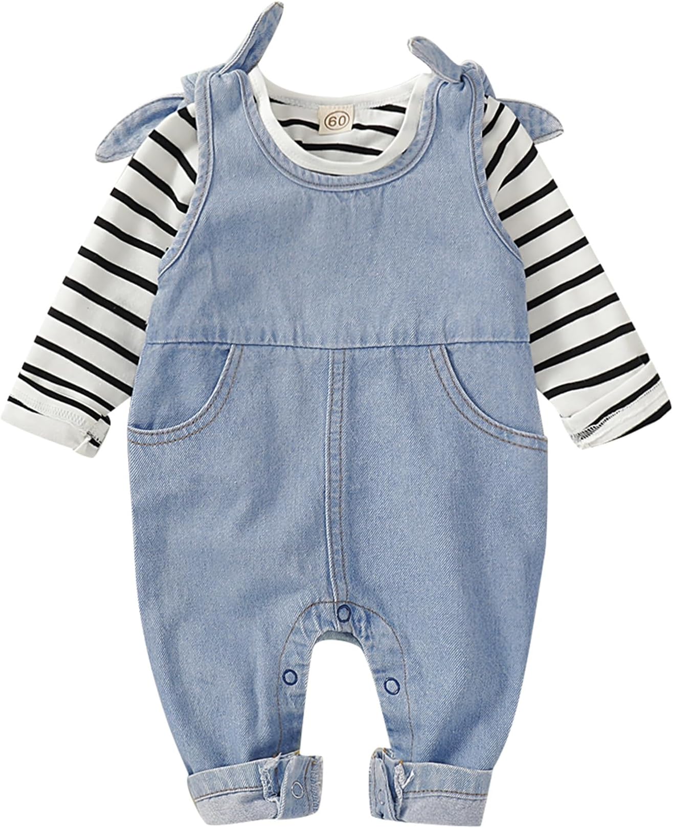Toddler Infant Baby Clothes Girls Jeans Jumpsuit Romper Denim Overalls Jeans Baby Girls Clothes Outfits