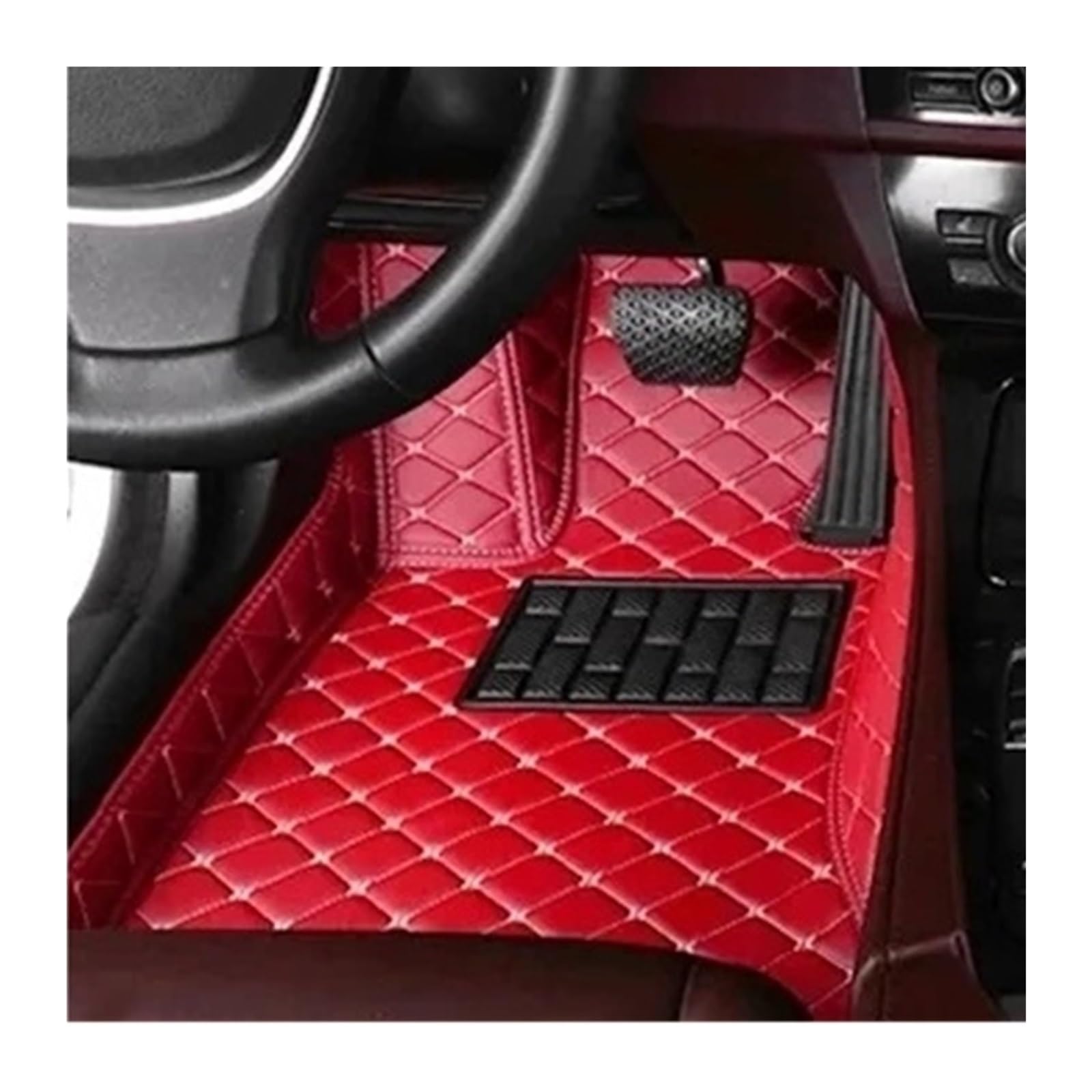 Fußmatten Für Jaguar XF X250 2008-2015 Teppich Langlebige Fußmatten Matte Auto Anti Schmutzige Pads Innen Teile Zubehör teppichAuto(Black)