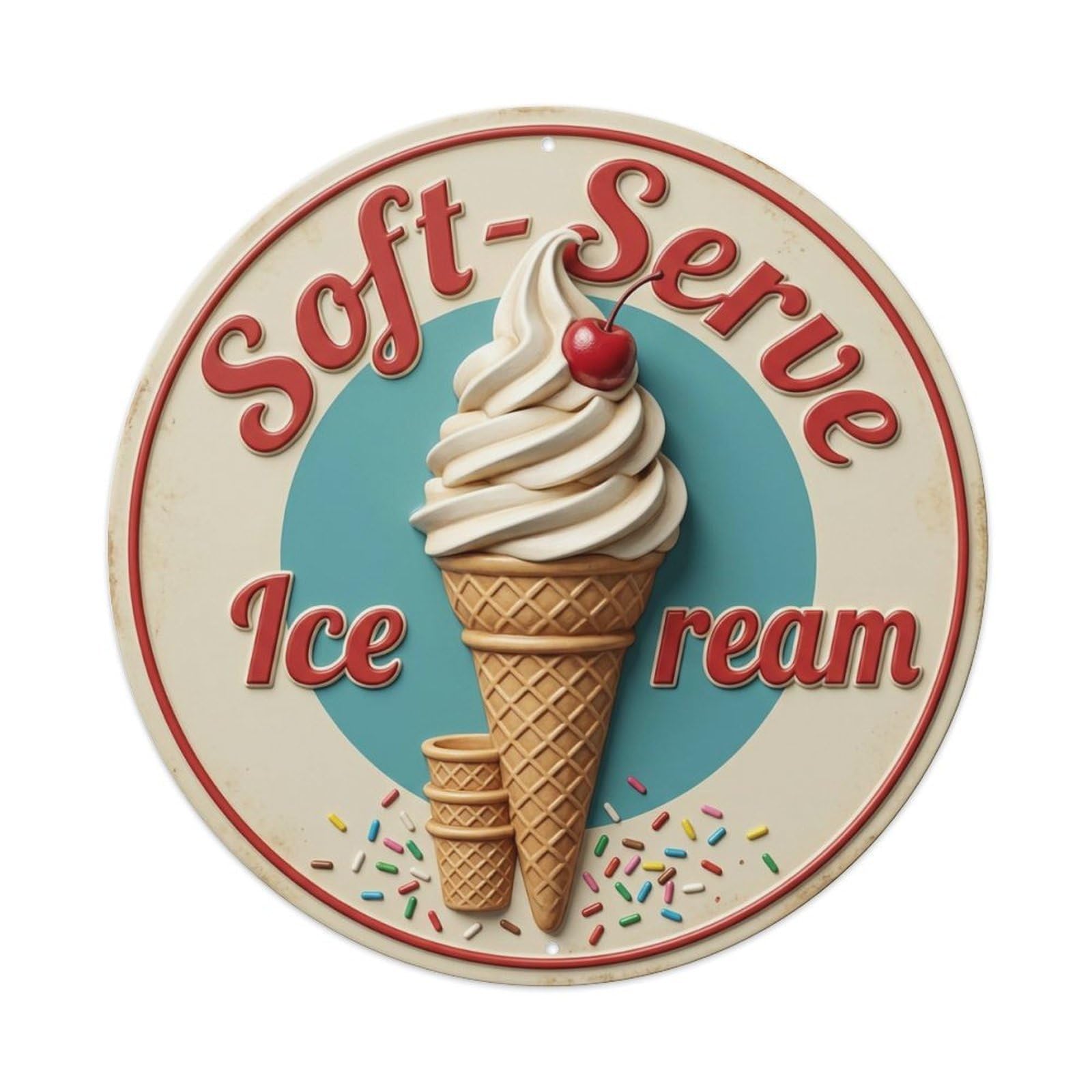 Sweet Treats Vintage Decor 3 Metal Tin Sign
