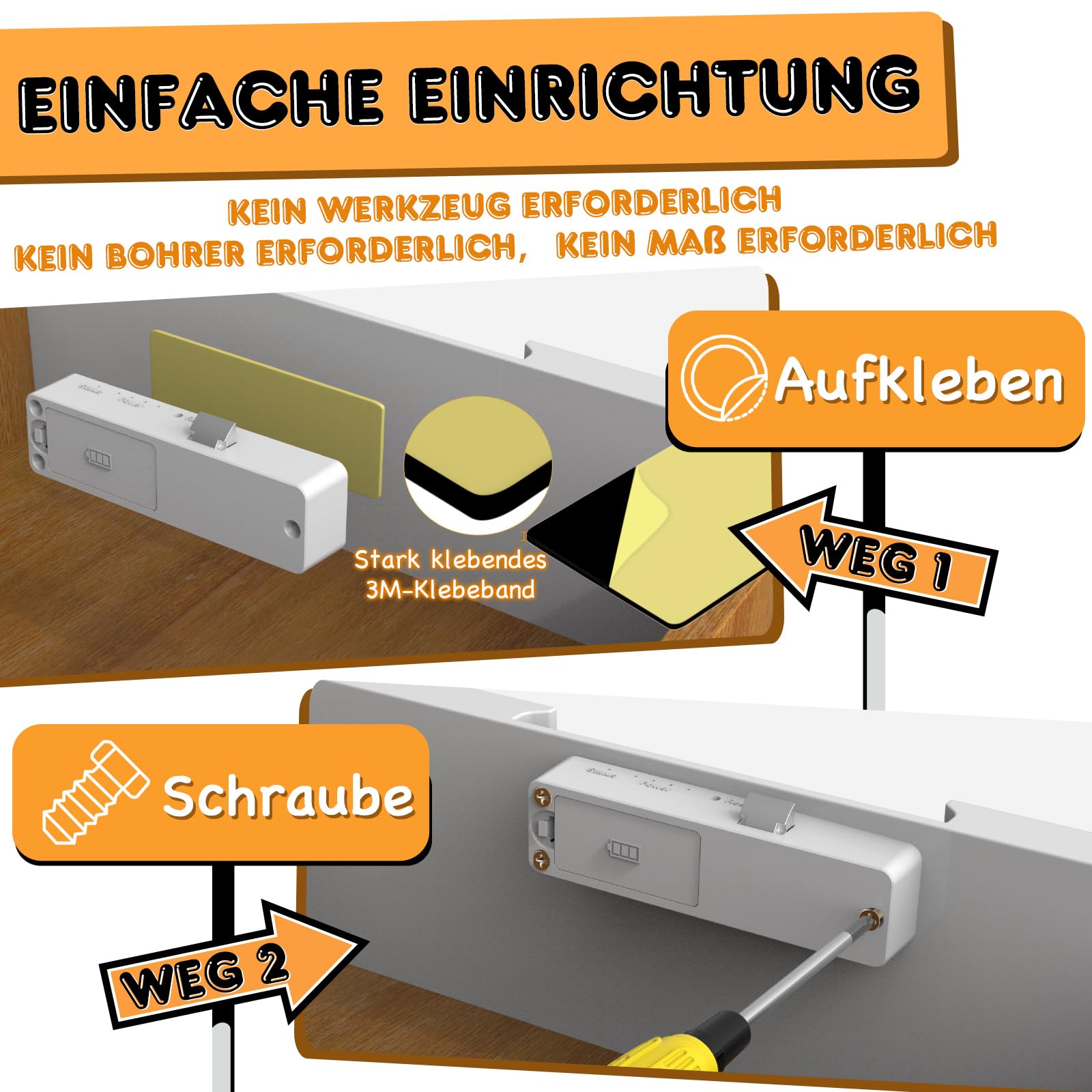 Anweller Smart Serrure de tiroir, électronique, pour placard, meuble avec application NFC - Serrure de boîte aux lettres - Sécurité enfant - Pour armoire, tiroir, boîte