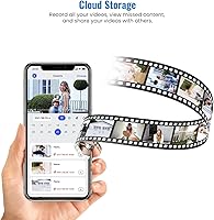Vista 7 de Timbre de puerta inteligente con video incluido, lente gran angular, alimentado por batería, detección humana, audio de 2 vías
