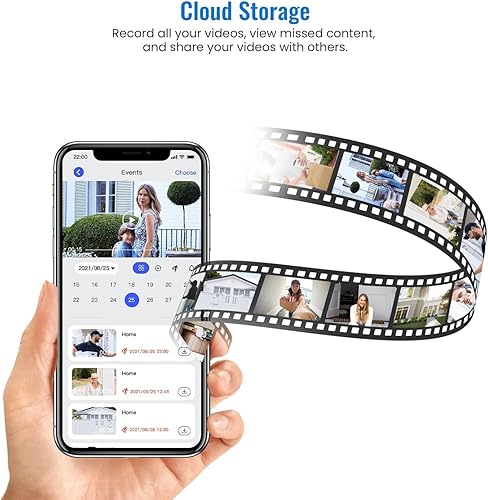 Miniatura 7 de Timbre de puerta inteligente con video incluido, lente gran angular, alimentado por batería, detección humana, audio de 2 vías
