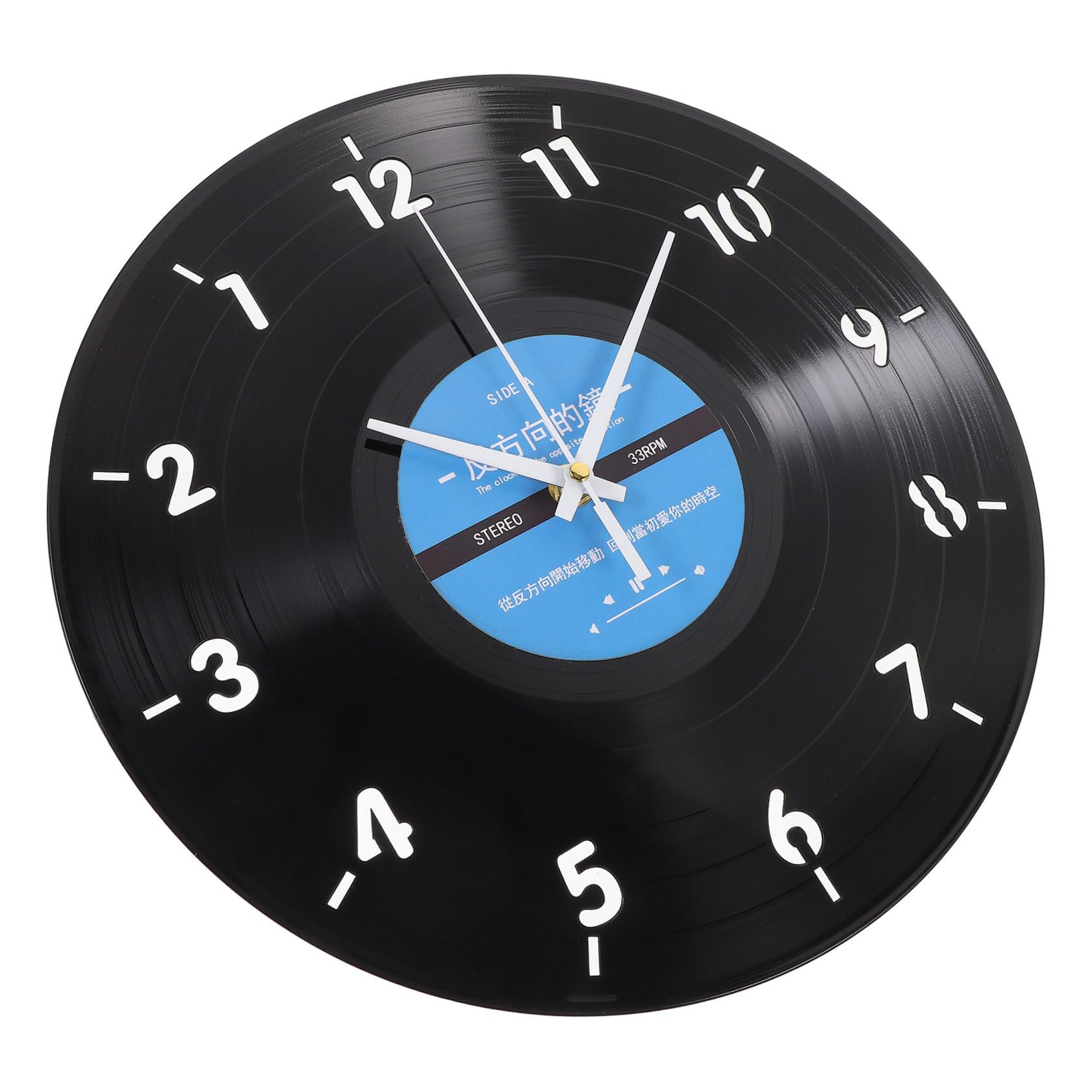 Horloge murale vinyle de décoration haut de gamme signée Hemobllo