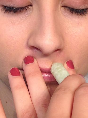 Miniatura 5 de Rodillo Derma de Jade, rodillo de masaje individual terapia infrarroja para antienvejecimiento, relajación y alivio del estrés, terapia de