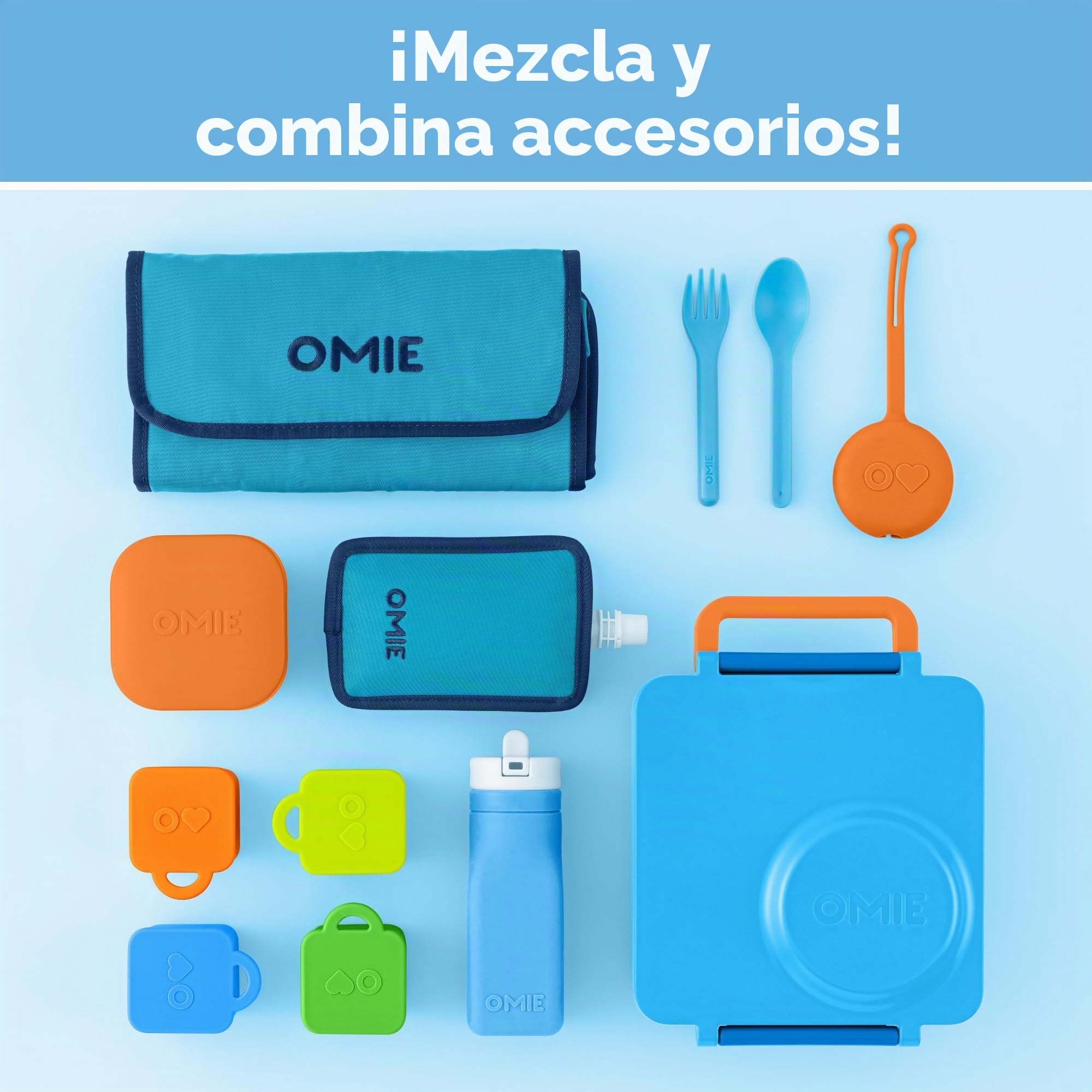 OmieBox Bento - Fiambrera con termos aislados para niños.