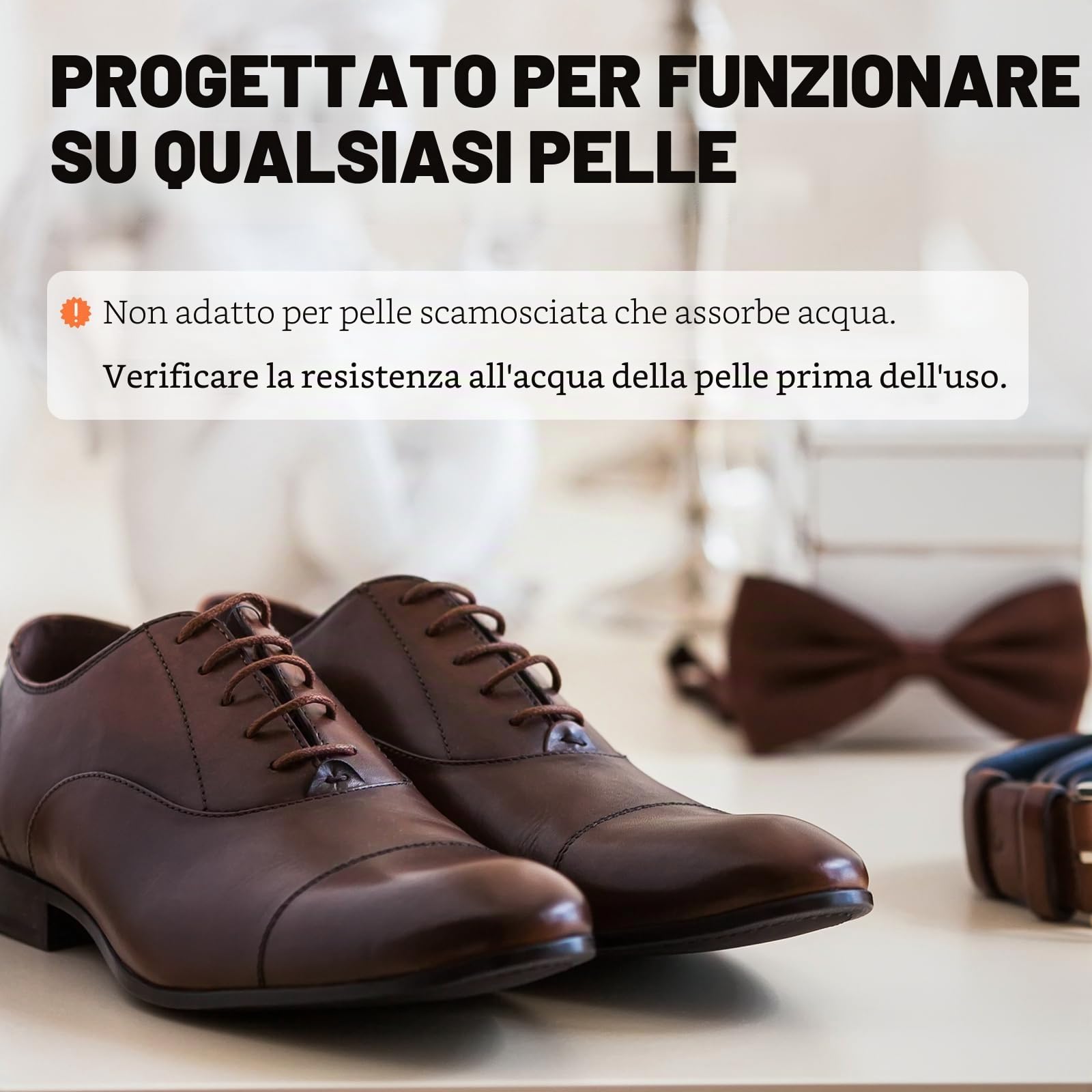Kit di Riparazione per Pelle - Balsamo Ricolorante, Tinture per Mobili, Rinnovare e Ripristinare Pelle Invecchiata, Sbiadita, Screpolata, Sbucciata e Scottata