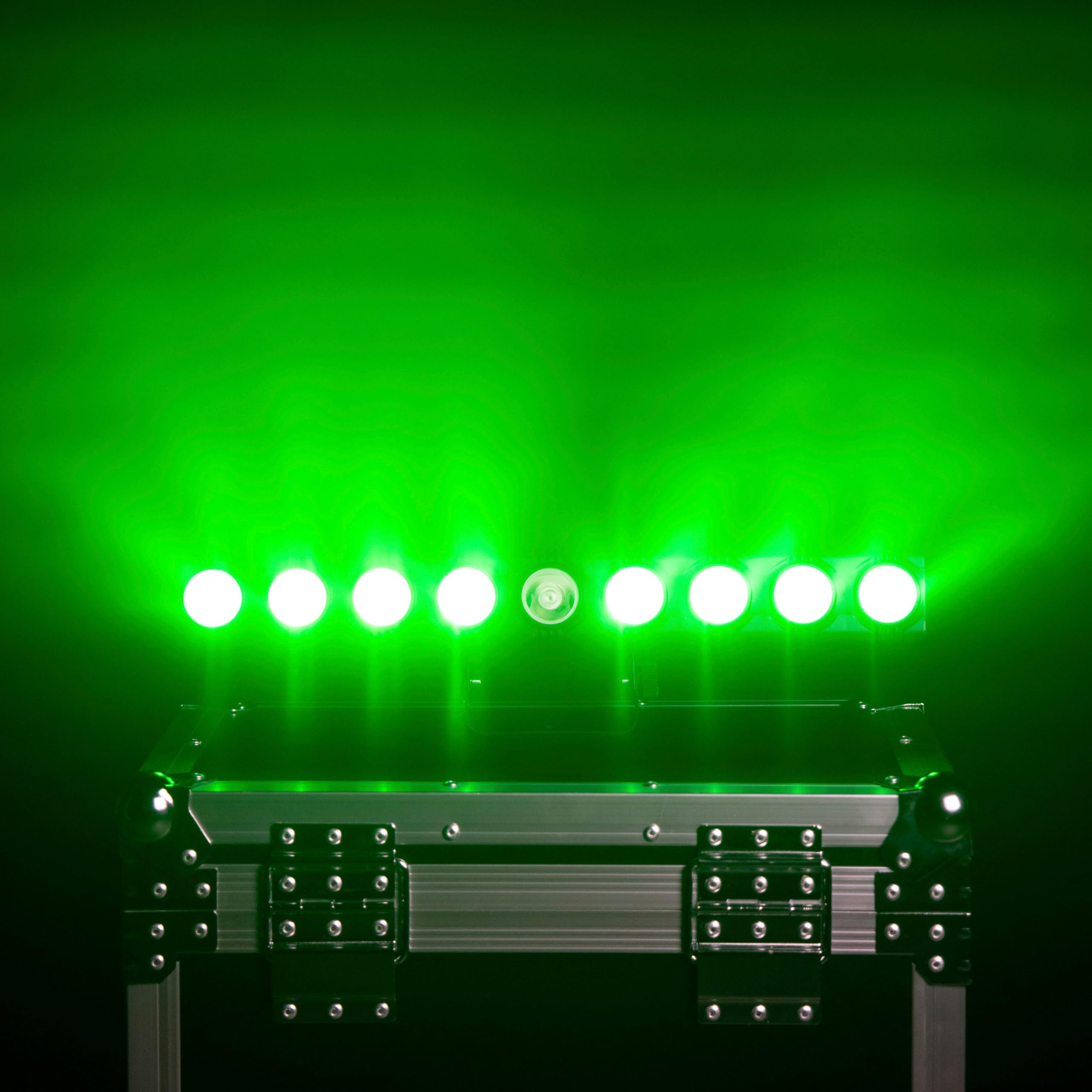 BoomToneDJ ColorBar 9x3W RGB – Barre LED RGB 9x3W avec contrôle DMX, télécommande IR, Effets stroboscopiques et LED Individuelles – Idéale pour DJ, scènes, événements et installations Fixes