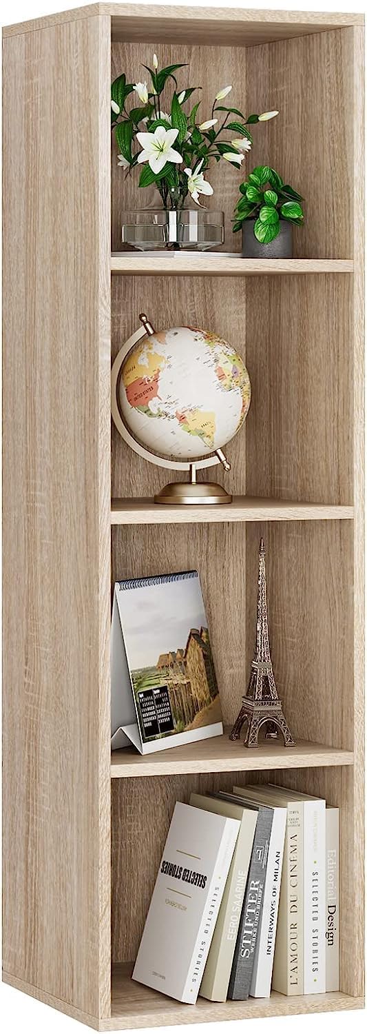 Libreria A 4 Cubi In Legno - Scaffale Modulare Per Soggiorno, Camera O Ufficio - Foto 7