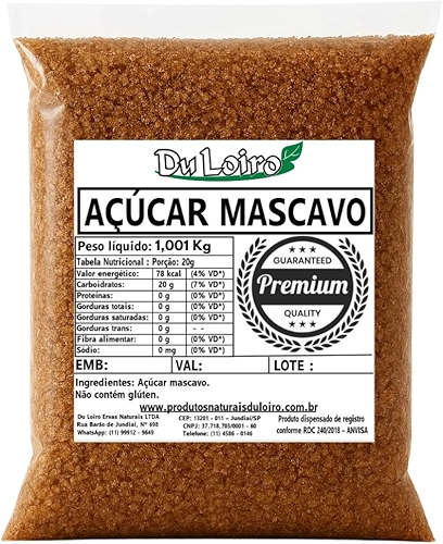 Açúcar Mascavo 1Kg