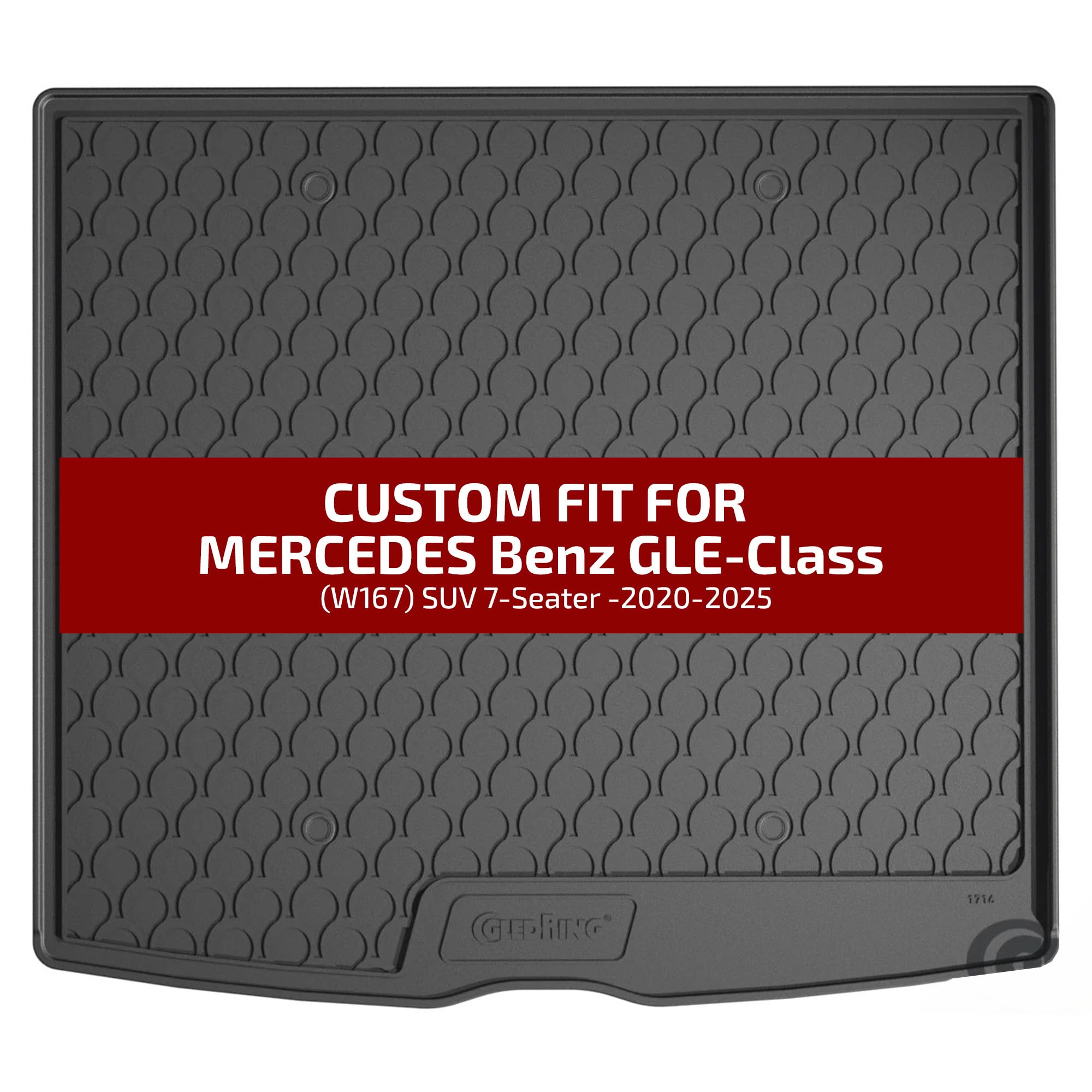Gledring Tapis de Coffre Rubbasol (Caoutchouc) sur Mesure