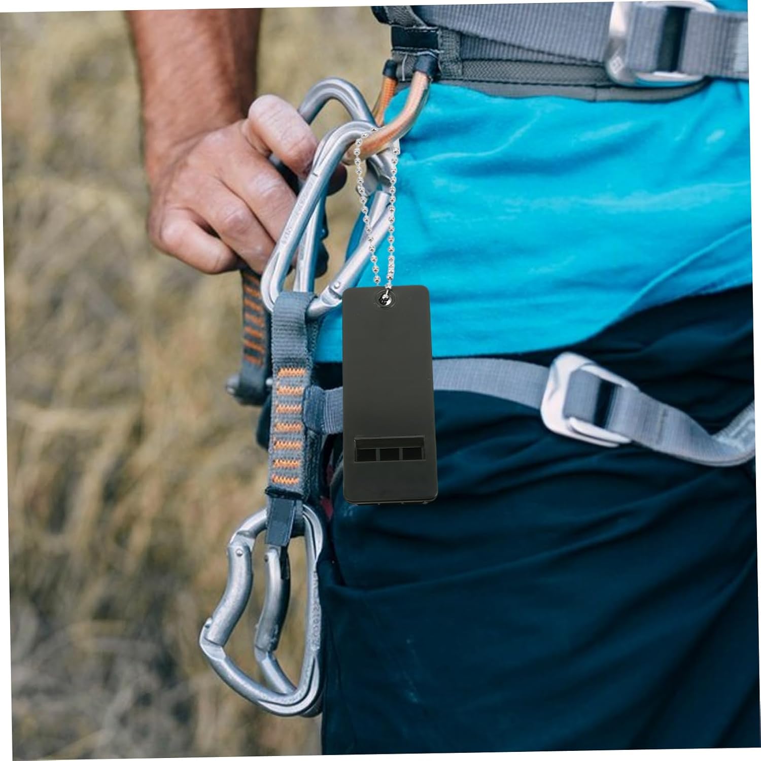 BESTonZON Multi-Function Outdoor Survival Whistle Loud Plastic Emergency Whistle for Hiking Camping and Rescue Lanyard for Safety and Life-Saving