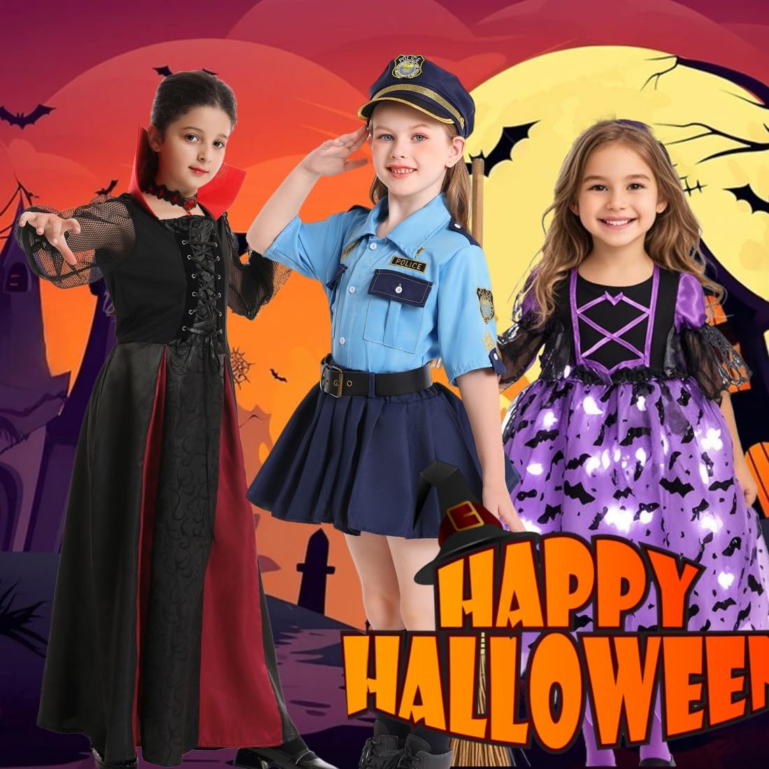 Costume da polizia, da ragazza, per bambini, da polizia, per carnevale, cosplay, abbigliamento