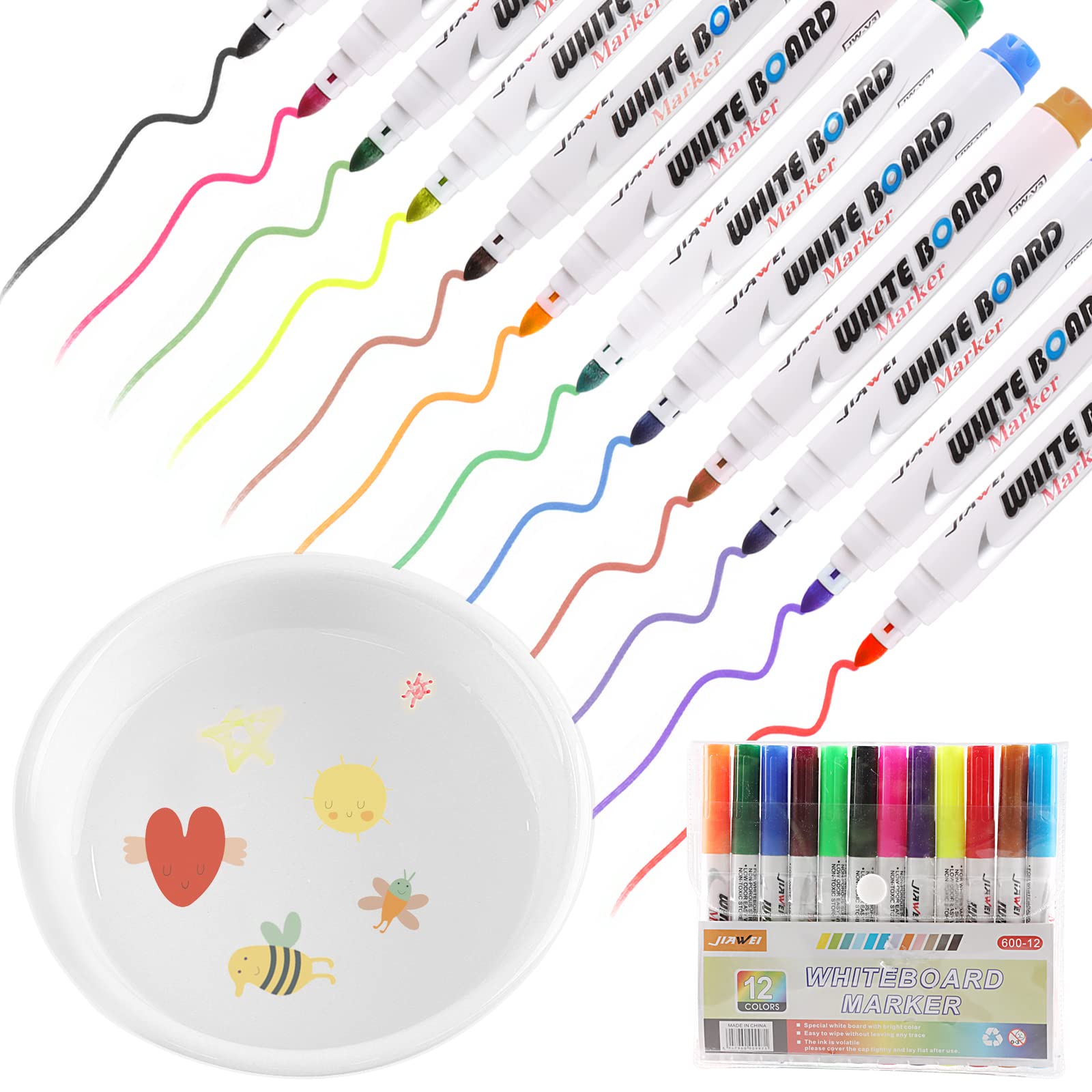 Buy Magical Water Painting Pen,12 Colors Magic Markers,Magical Floating
