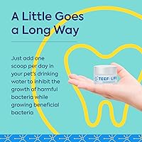 Vista 5 de TEEF FOR LIFE Protektin30 - Paquete de repuesto en polvo dental prebiótico para gatos, fórmula derivada de plantas, clínicamente probada que combate