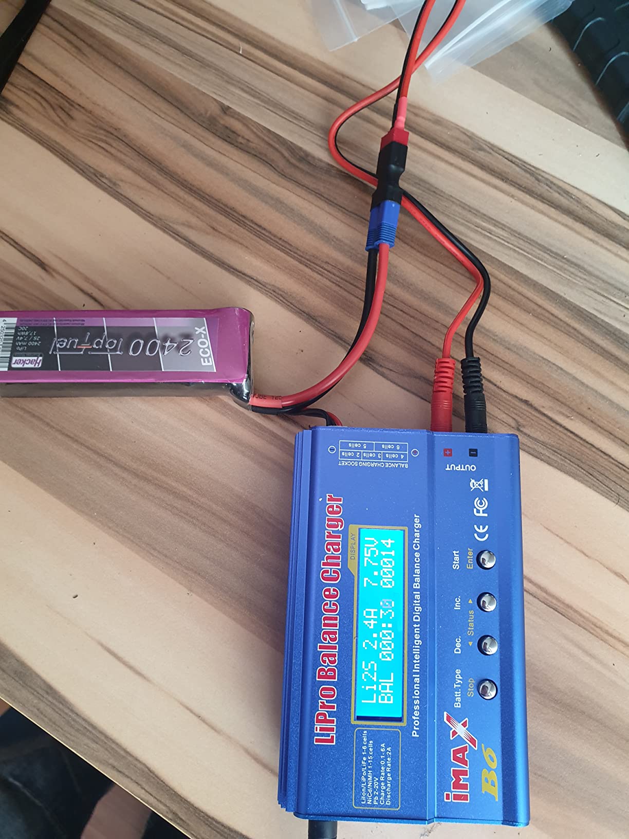 OliRC 4 Pièces Adaptateur T-Plug Deans Style Vers EC3 Mâle/Femelle - Connecteurs RC