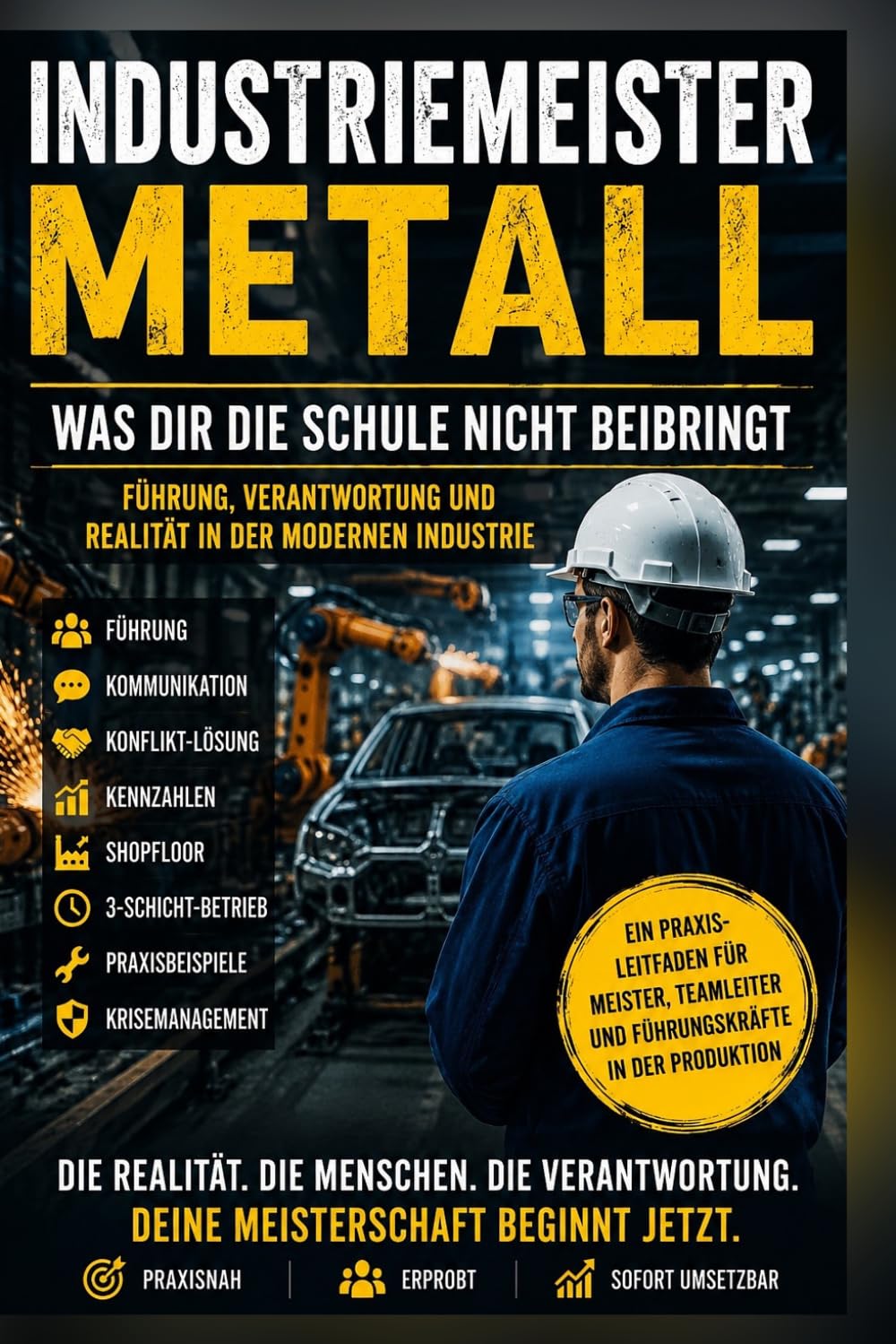 Industriemeister Metall: Was dir die Schule nicht beibringt: Das Praxishandbuch für echte Führung in der Fertigung