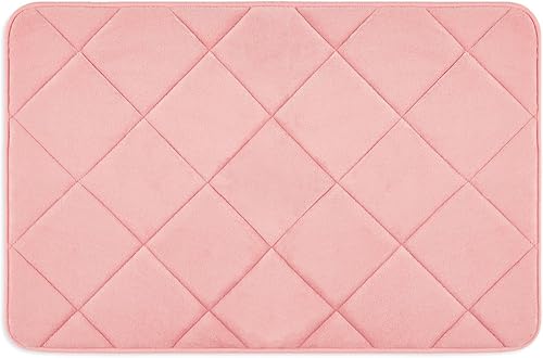 Vista 103 de Home Dynamix Capri Haven - Tapete de baño de espuma viscoelástica, lavable a máquina, gris claro, 20 x 30 pulgadas