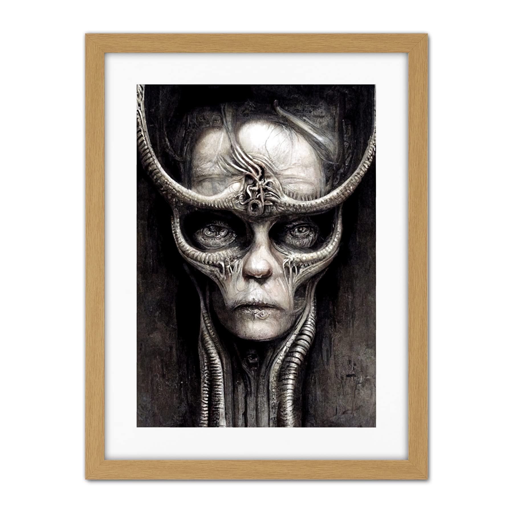 Doppelganger33 LTD Gothic Fantasy Alien Art Artwork Framed Wall Art Print 18X24 Inch