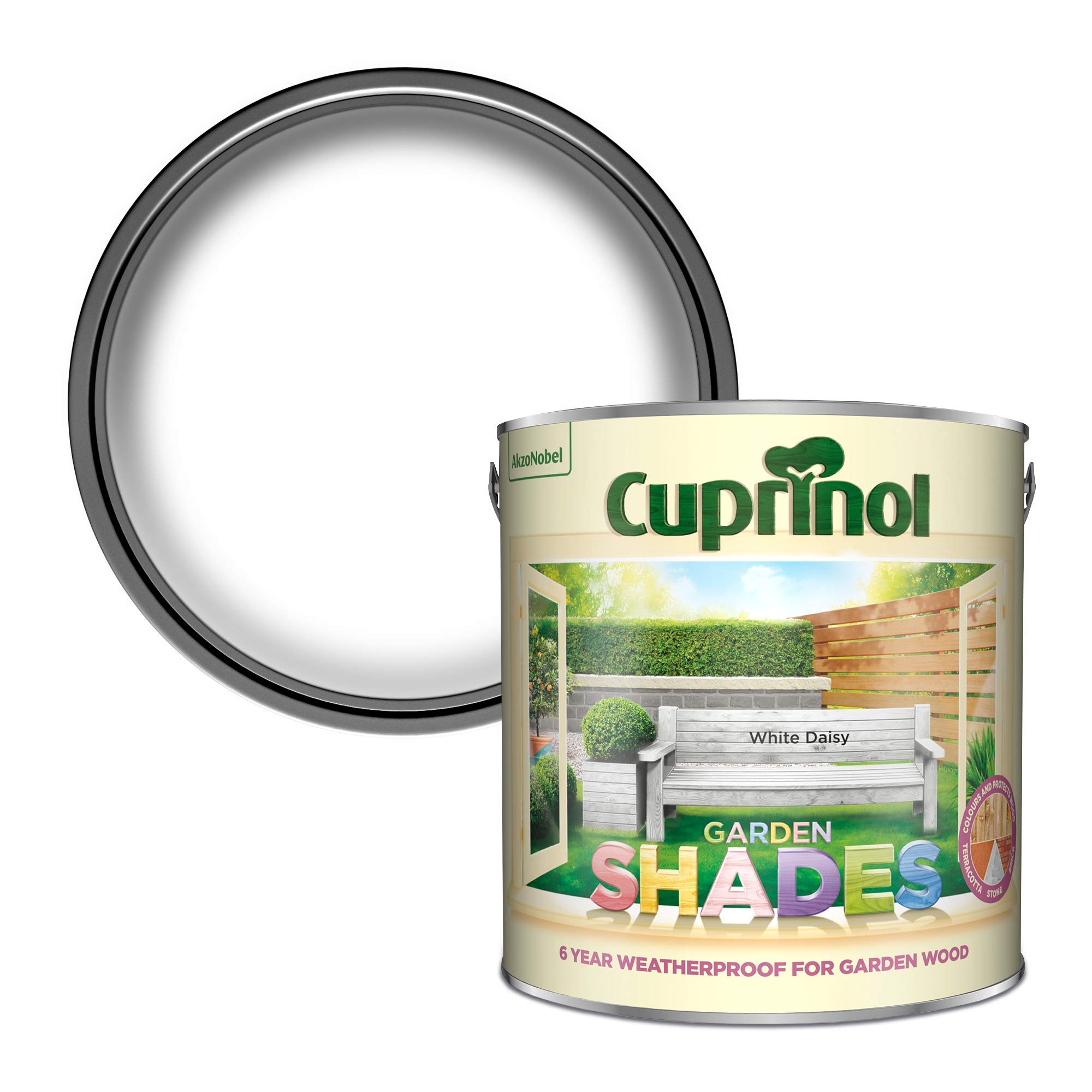 Cuprinol5159077 Garden Shades - White Daisy (2.5L)