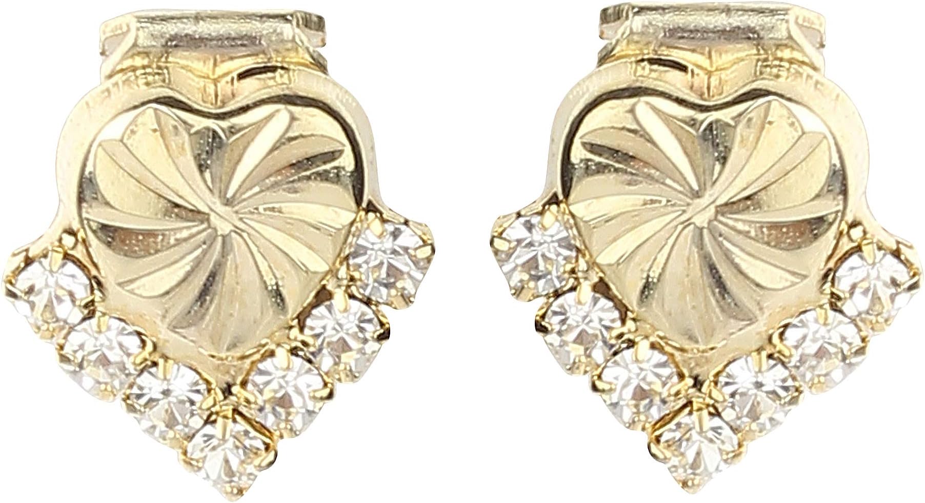 Clip On Earrings - Stunning Gold-Plated Non Piercing Earrings for Women | Handmade Fake Earrings without Piercing for Effortless Beauty | Press Clip-on for Non Pierced ears (27EC011A049)