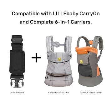 LILLEbaby 6-in-1 Baby Carrier Waist Belt Extension Buckle, Black