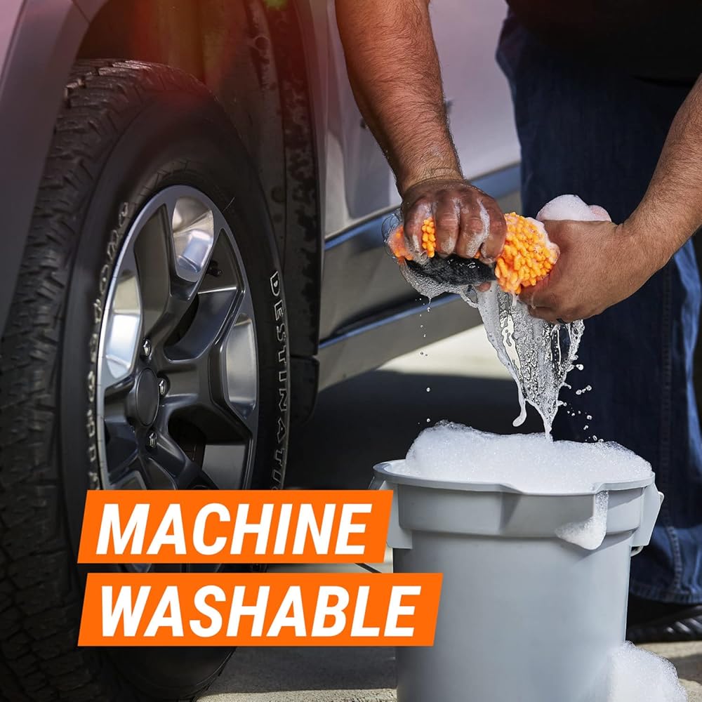 Armor All Microfiber Car Wash Mitts, 2-Pack for Deep Clean view 6