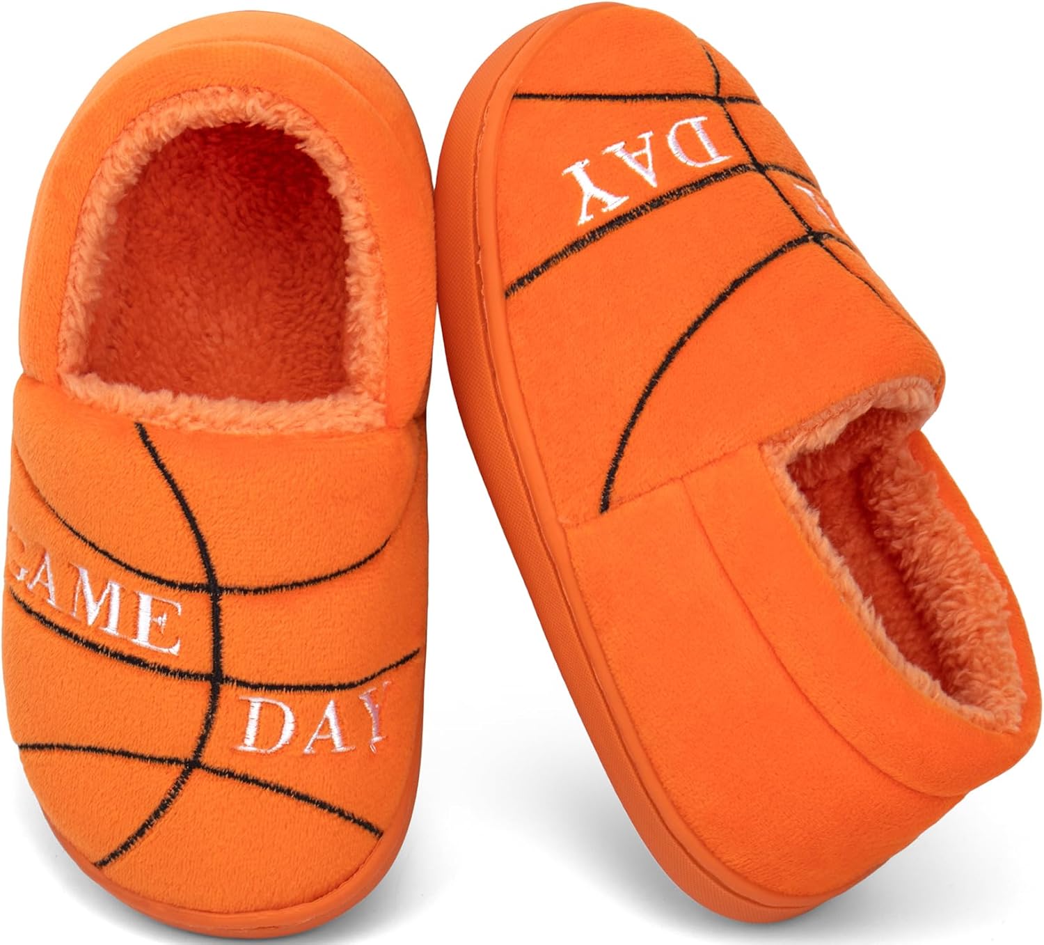 INMINPIN Kids Toddler Ball Sports Slippers Girls Boys Cozy Warm House Shoes Memory Foam Non-Slip Indoor Outdoor Slippers for Sports Fan (Toddler/Little Kid/Big Kid) - Image 5