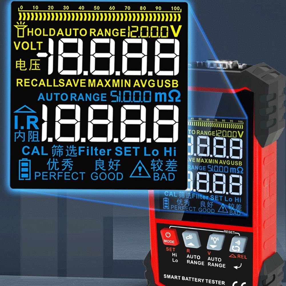 Batterietester Großdisplay Autobereich 500Ω(IR502)