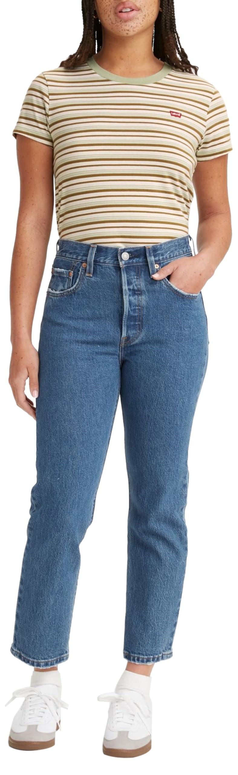 Levi's 501 Crop Jeans Donna