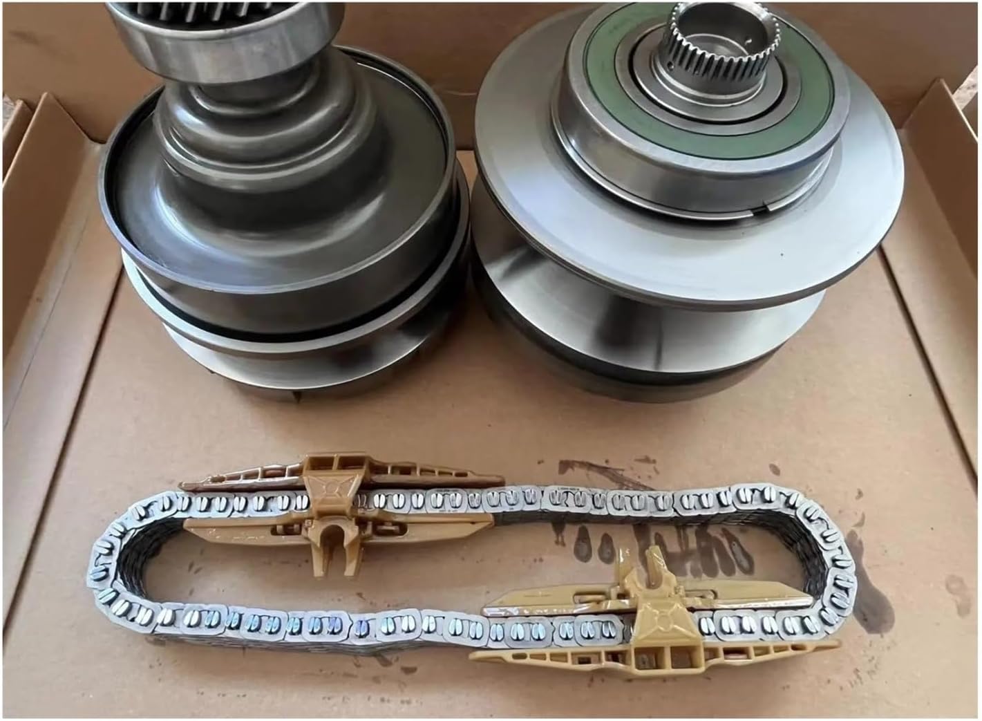 New CVT Transmission Part Chain Pulley W/Belt Set JF018 /017 JF018E Compatible For Nissan Car