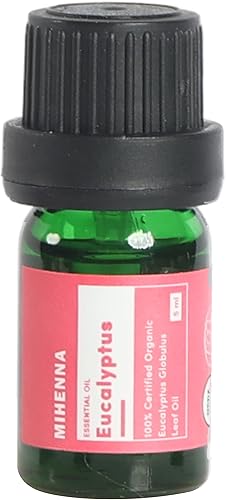 Aceite esencial de eucalipto Aceite orgánico 100% certificado por USDA para mensajes, difusores y para polvo de cabello de henna, grado terapéutico