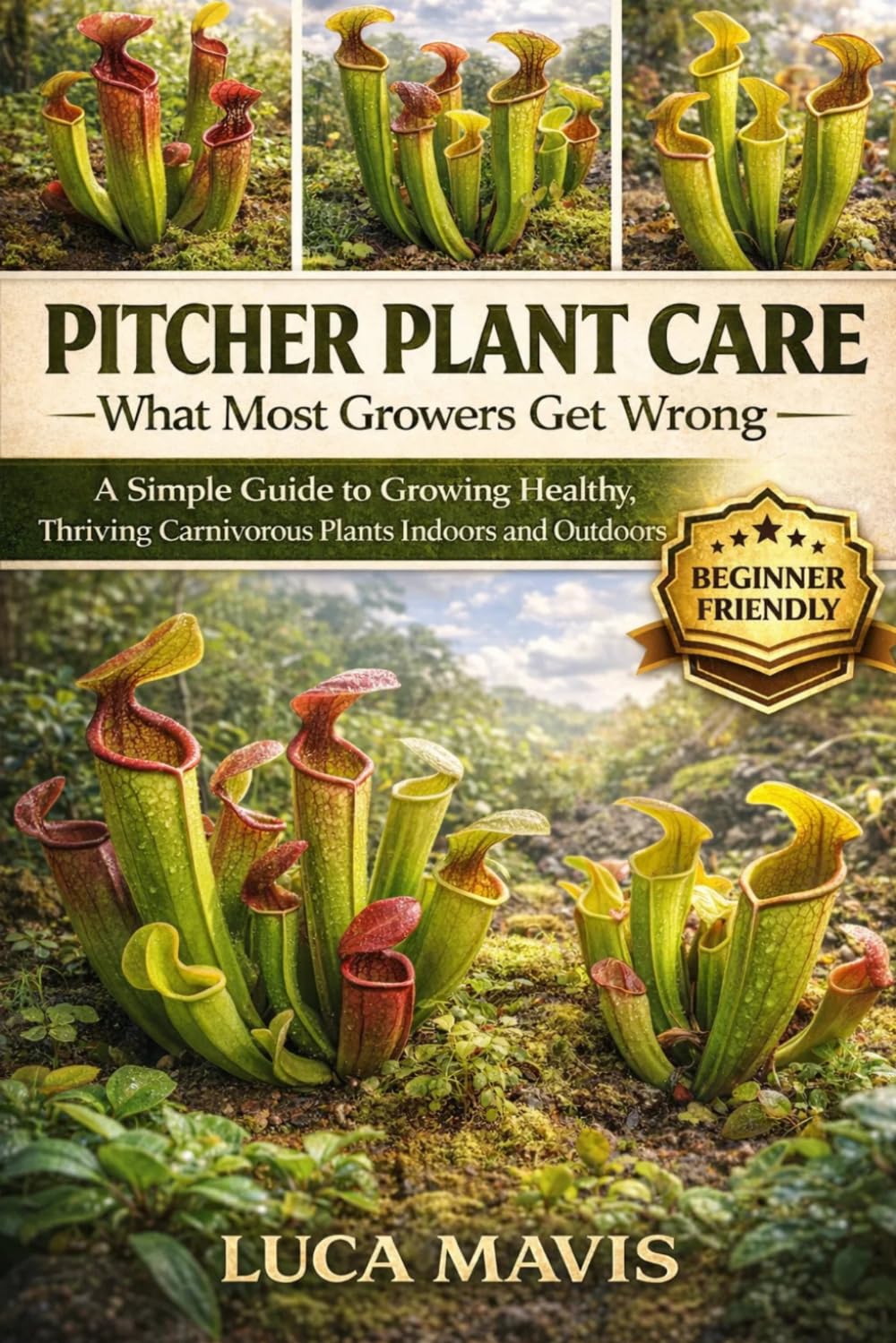 PITCHER PLANT CARE: What Most Growers Get Wrong: A Simple Guide to Growing Healthy, Thriving Carnivorous Plants Indoors and Outdoors