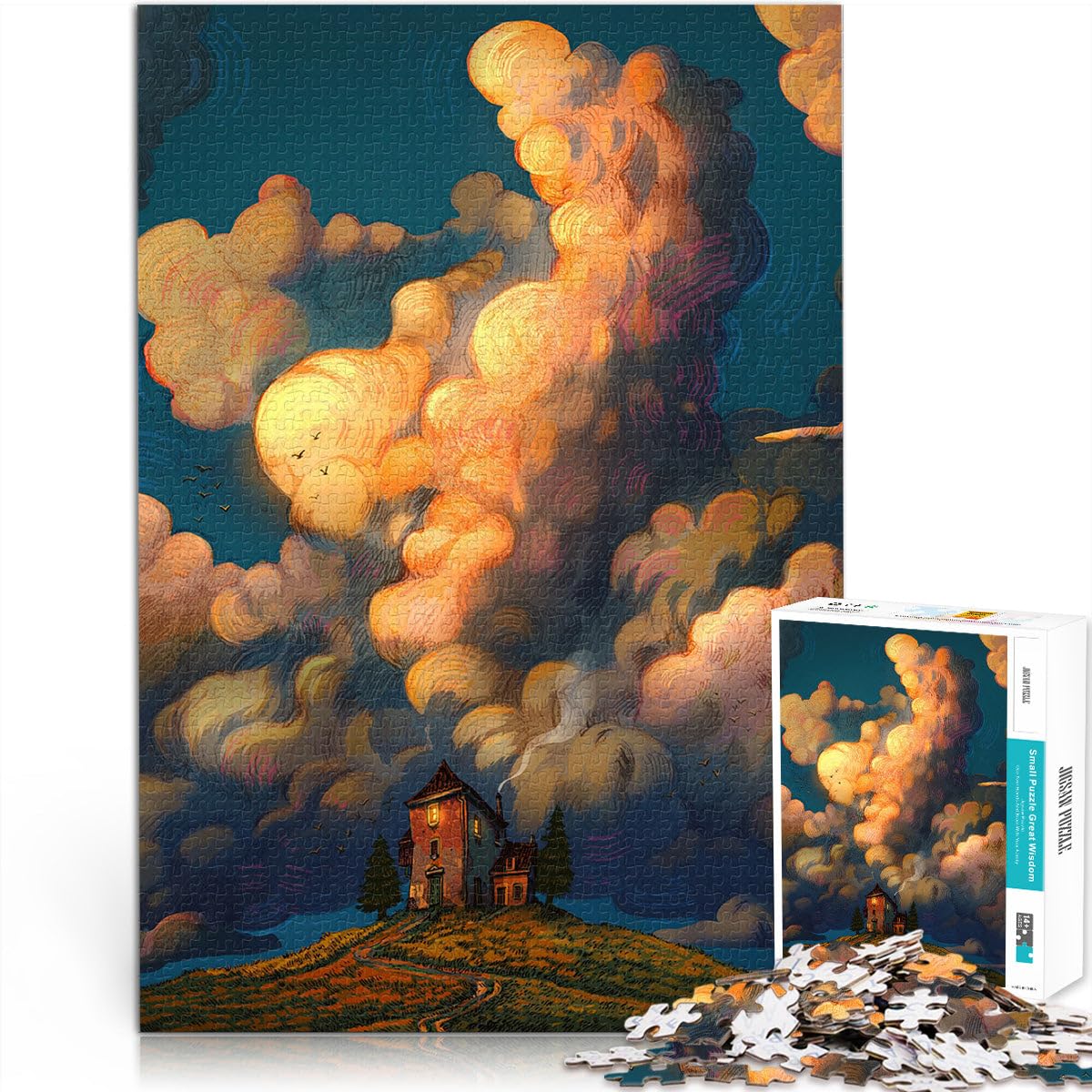 1000 Pieces Puzzles for teenagers After the Rain Herausforderndes Spielspielzeug Tolles Geschenk für Spiele52x38cm — image 1