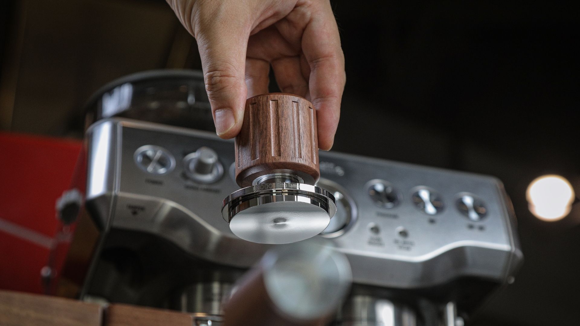 Amazon.com: KNODOS Echo Tamper 58mm – Walnut Spring Loaded Coffee