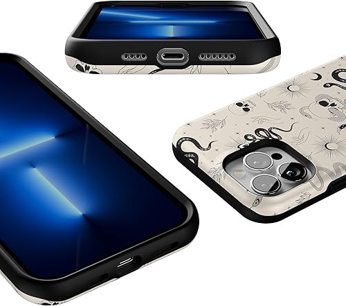 Miniatura 38 de Casely Funda para iPhone 13 Pro Max Jardín dorado Floral de girasol amarillo Compatible con MagSafe Diseño protector audaz Jardín Dorado