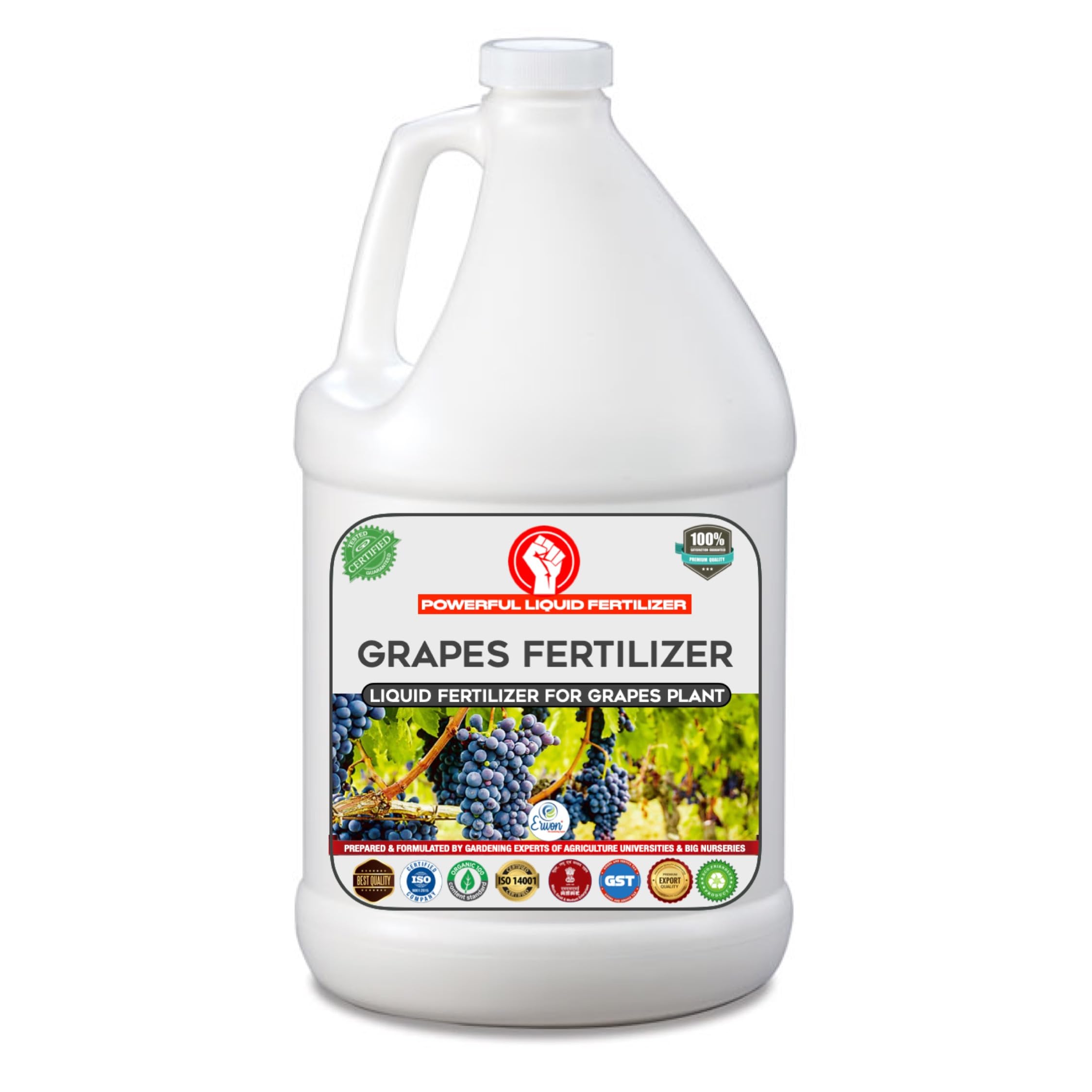 Erwon® Grapes Fertilizer, Premium Essential Powerful Liquid Fertilizer for the Best Growth of Grapes Plants with Fruiting Nutrients and Charged Micro-organism (1000 ml) (B09GY9YCRR) Amazon Price History, Amazon Price Tracker