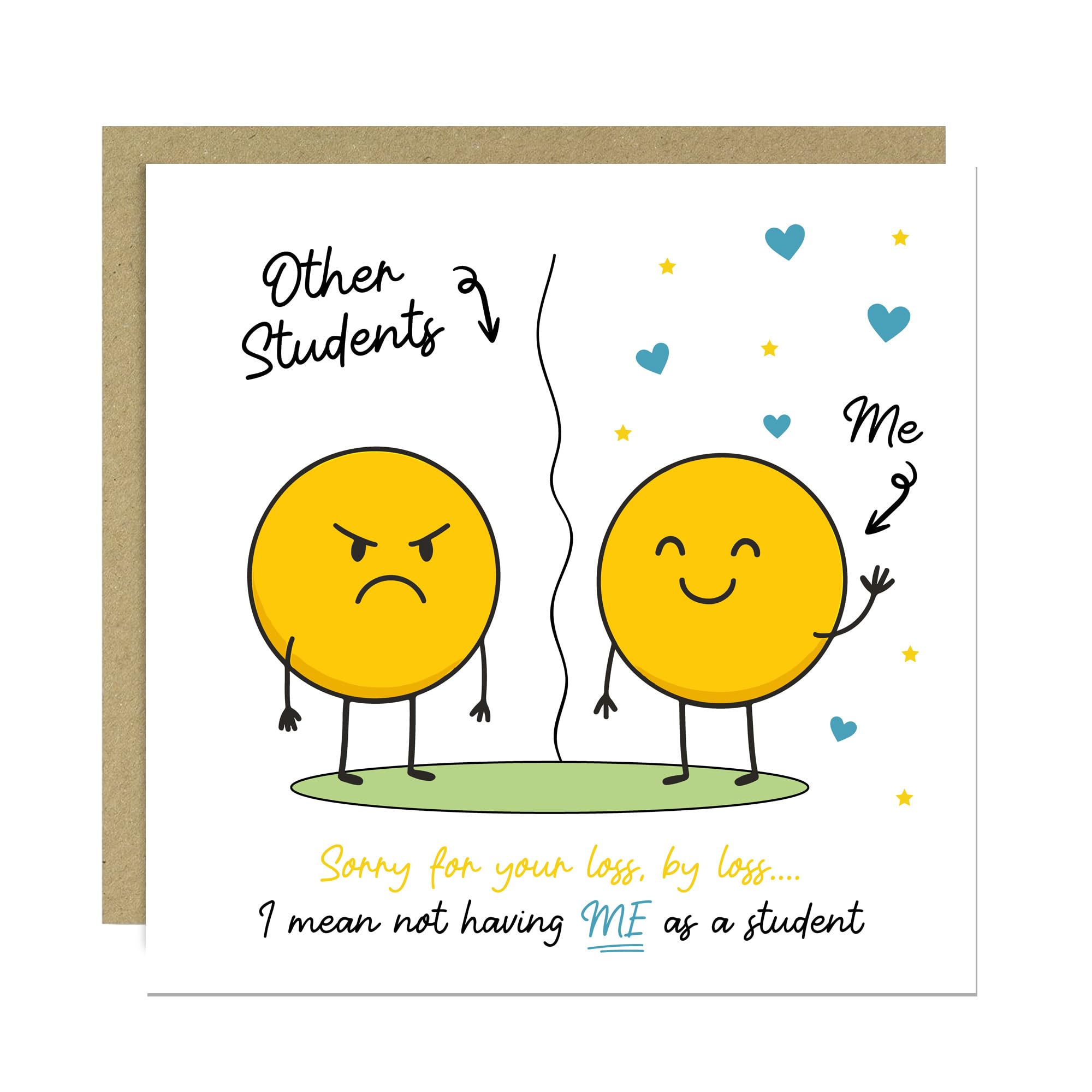 RED OCEAN Funny Leaving School Nursery College Card For Teacher, Goodbye Leaving Card, Novelty For Teachers, End of Term, Leavers Teacher, Teaching Assistant