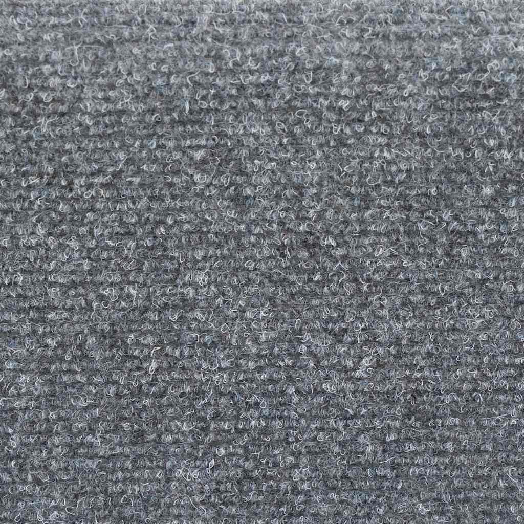 Alfombrillas autoadhesivas para escaleras, 10 unidades, color gris claro, fieltro punzonado, 56 x 17 x 3 cm, antideslizantes, para escaleras de madera con puntos adhesivos
