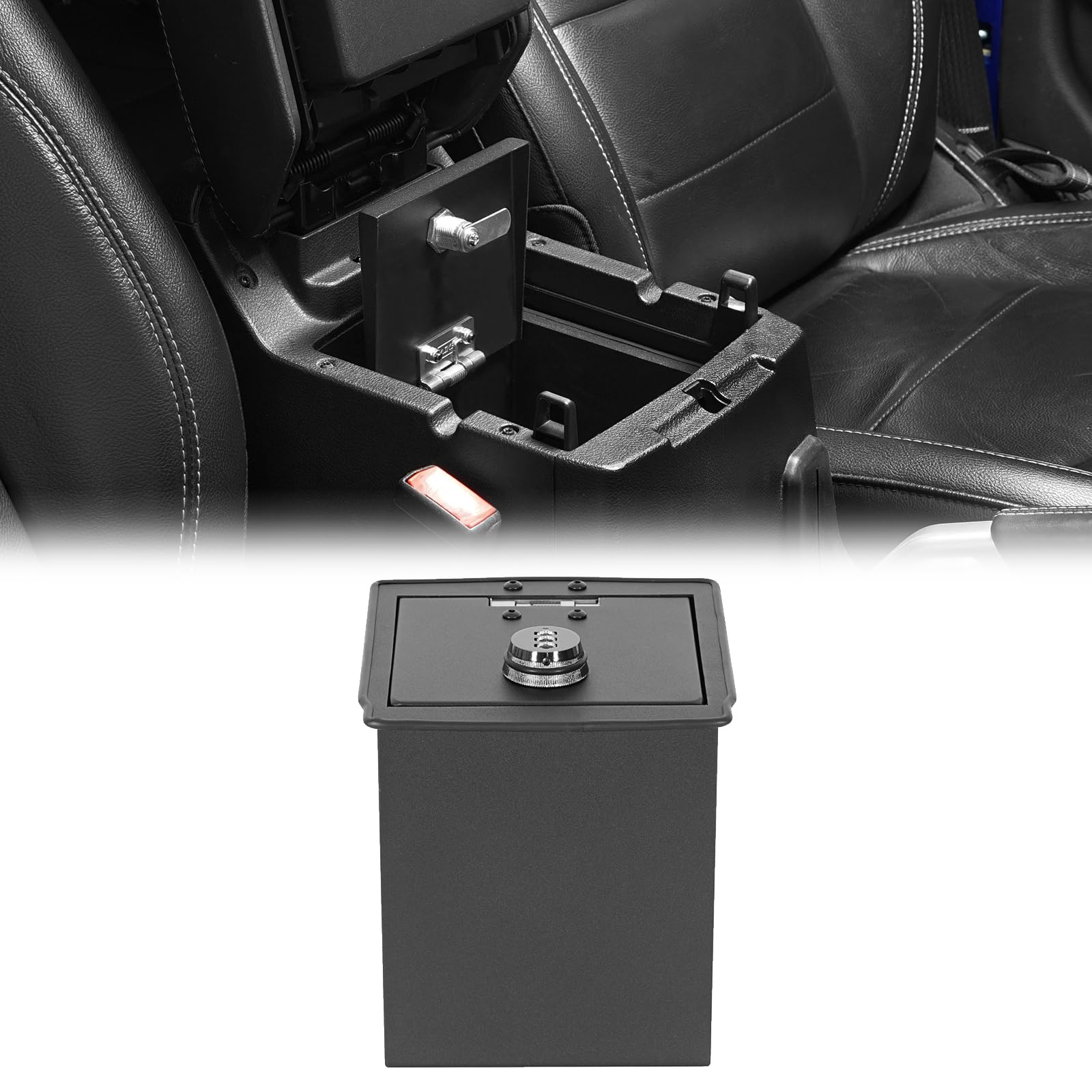 Amazon.com: Hooke Road JL Gladiator Center Console Safe Lockbox