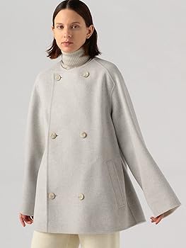 Amazon | [ギャルリー ヴィー] ウールダブルフェイス カラーレス