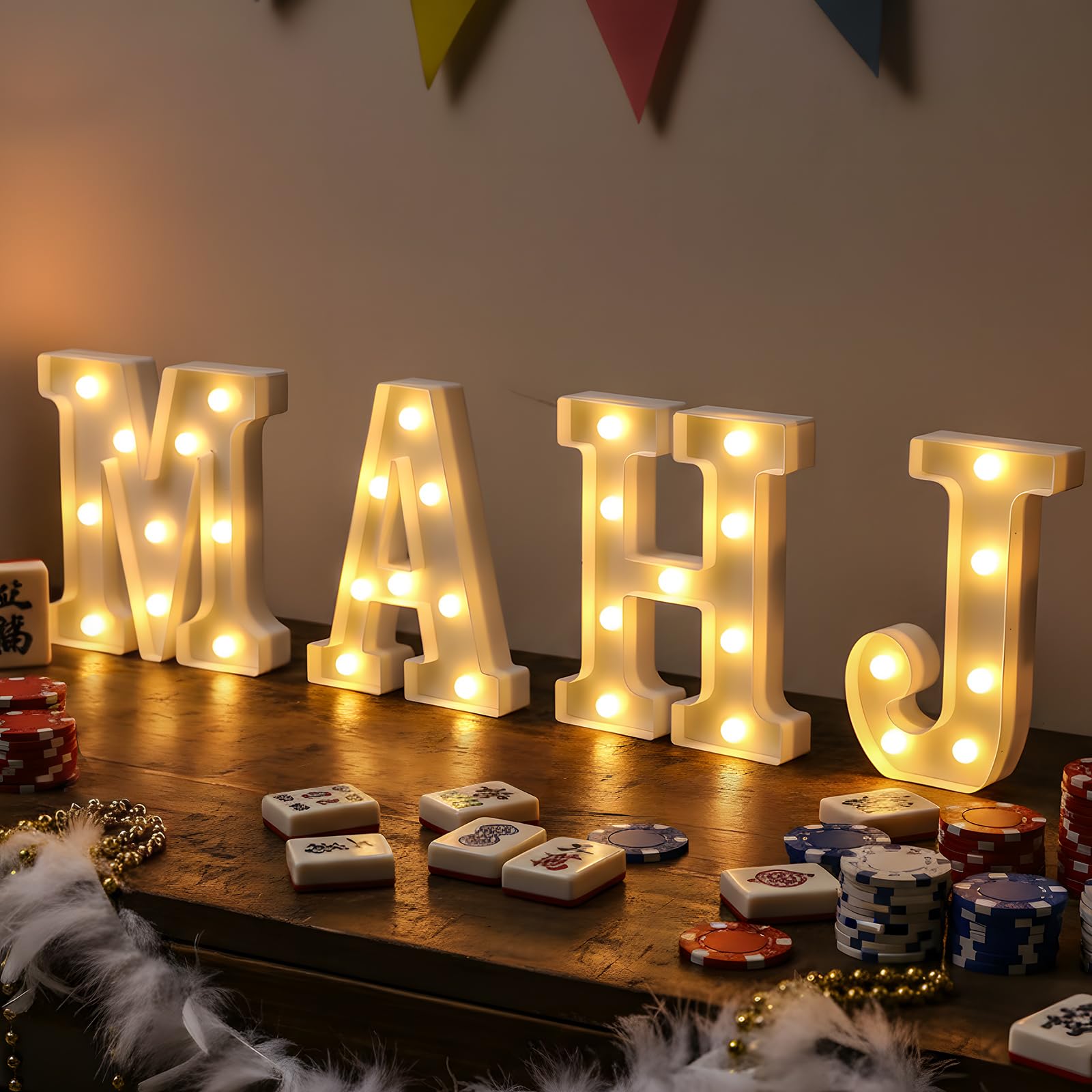 Photo 1 of Ceenna MAHJ LED Letter Lights