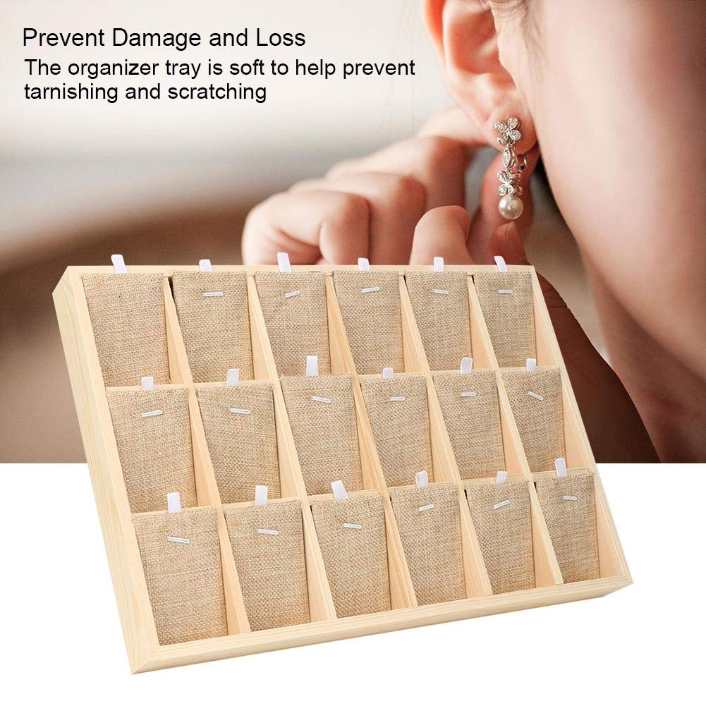 Oirlv Zwart PU Lederen Sieraden Dienbladen Display Sieraden Accessoires Trinket Horloge/Oorbellen/Ring Organizer