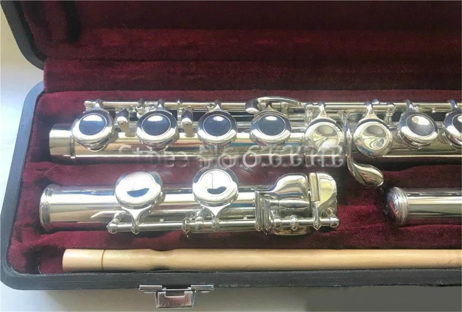 Profesjonalny 16 otworowy zamknięty flet w kolorze białej miedzi i srebra instrument w tonacji C profesjonal Flet