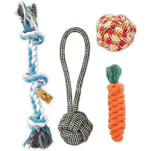 Foodie Puppies Durable Cotton Rope Chew Toy