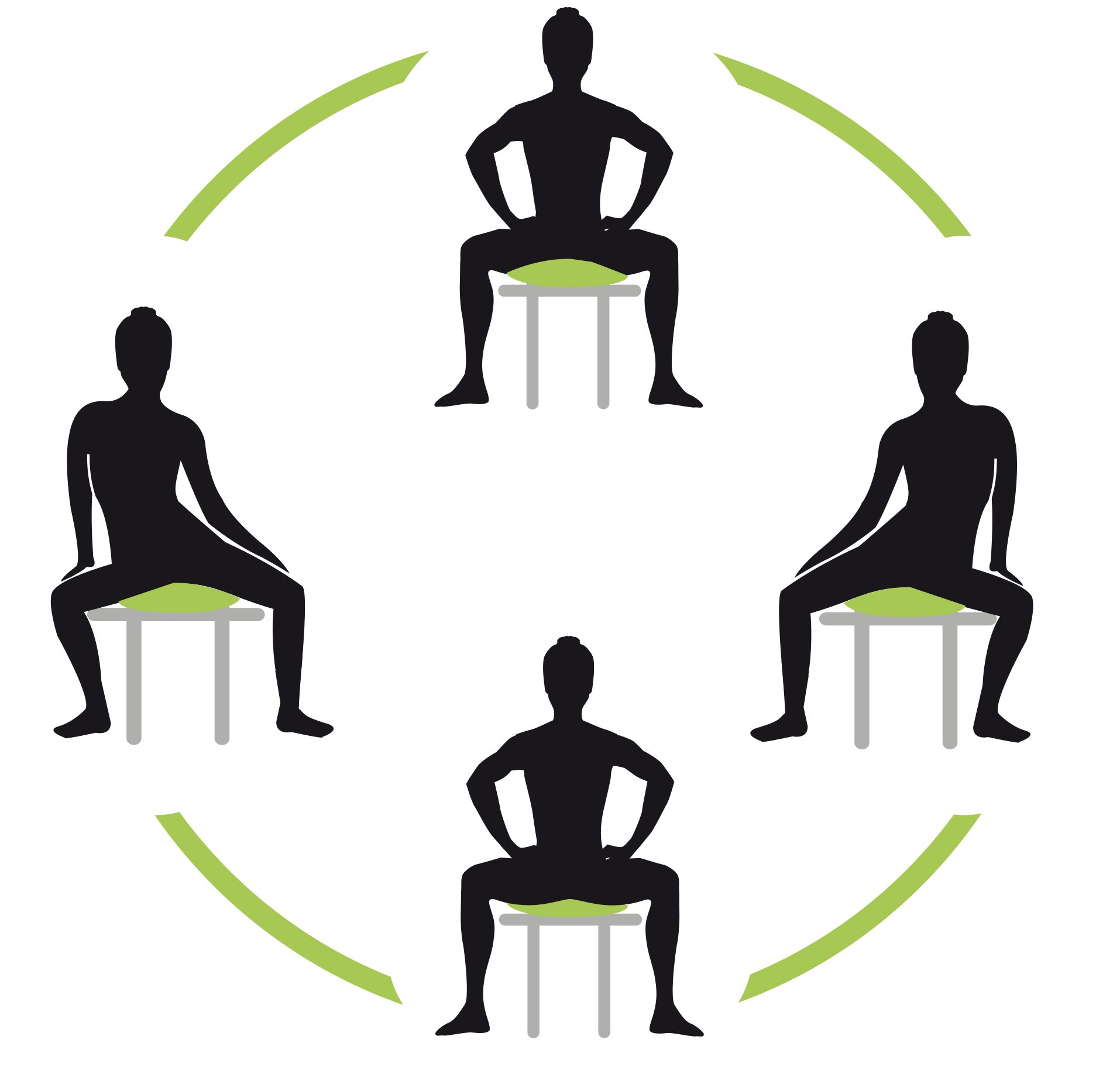 Schildkröt Fitness Cuscino per seduta Seat Cushion Fit