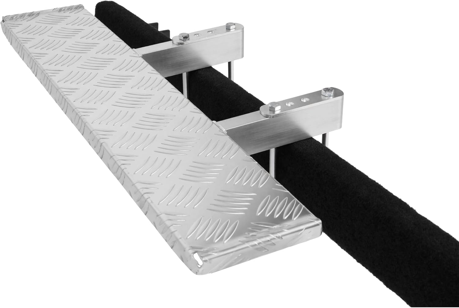 6" X 30" Boat Trailer Step Ladder Suitable for Trailer Frames Up to 3" X 4" Aluminium Silvery