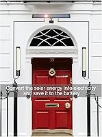 Vista 8 de Solar sensor lights, outdoor high-brightness lighting, motion sensor sensing, independent solar charging panel, detachable handheld lighting, safety